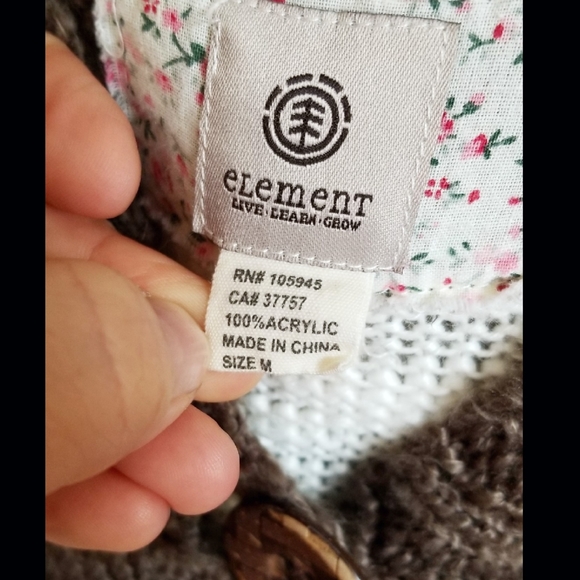 Element button up sweater - Picture 7 of 7